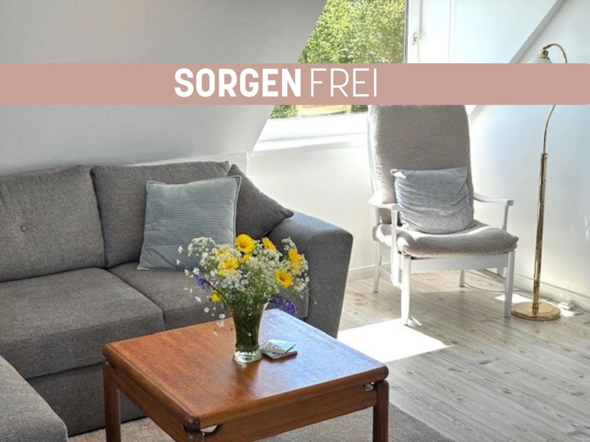 Sorgenfrei -Ruhe Und Erholung In Schoener Studiowohnung Glücksburg Esterno foto